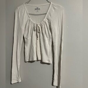 Hollister Long Sleeve Babydoll Sweater Shirt